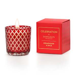 Downlights Celebration Candle - Cedarwood & Spice