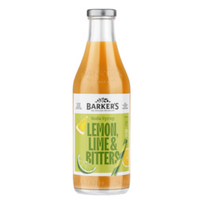 Barkers Premium Soda Syrup - Lemon Lime & Bitters