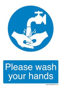 Home / ACM signs / Hygiene & Disability signs / Please wash your hands