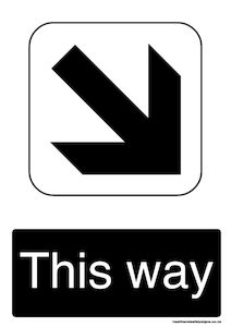 Home / ACM signs / Directional signs / This way bottom right black