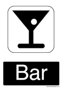 Home / ACM signs / General signs / Bar