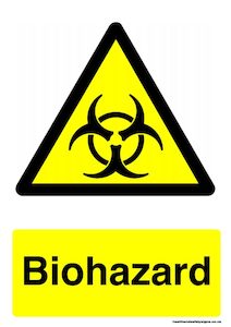 Home / ACM signs / Hazchem signs / Biohazard warning sign