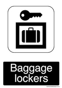 Home / ACM signs / General signs / Baggage lockers