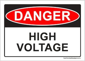 Home / ACM signs / Danger & Warning signs / High Voltage Danger Sign