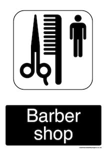 Home / ACM signs / General signs / Barbershop