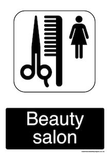 Home / ACM signs / General signs / Beauty salon