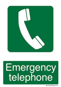 Home / ACM signs / Emergency signs / Emergency telephone