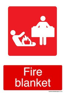 Home / ACM signs / Fire signs / Fire blanket