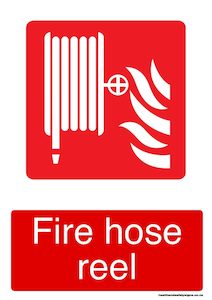 Home / ACM signs / Fire signs / Fire hose reel