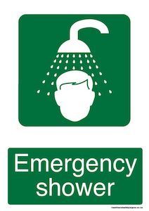 Home / ACM signs / First aid signs / Emergency shower