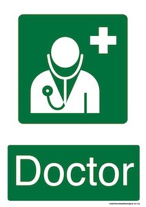 Home / ACM signs / First aid signs / Doctor