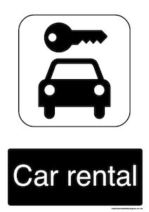 Home / ACM signs / General signs / Car rental