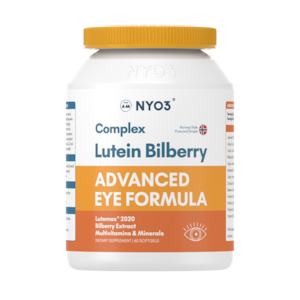 NYO3® LUTEIN BILBERRY COMPLEX 60 Softgels