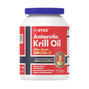 NYO3 Ultra Boost Antarctic Krill Oil 500mg 90 Softgels