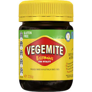 Butter & Spreads: Vegemite Yeast Spread Gluten Free 235g