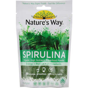 Natures Way Super Foods Spirulina 120g