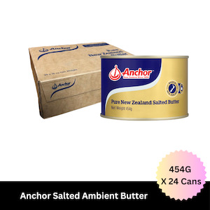 Anchor Pure New Zealand Salted Butter 454G X 24 Can (Ambient) TMK