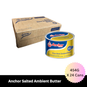 Anchor Pure New Zealand Salted Butter 454G X 24 Can (Ambient)