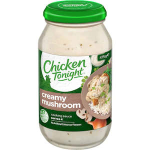 Chicken Tonight Cooking Sauce Creamy Mushroom 475g