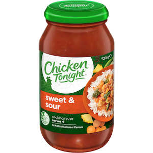 Cooking Baking: Chicken Tonight Meal Base Cooking Sauce Sweet & Sour 520g