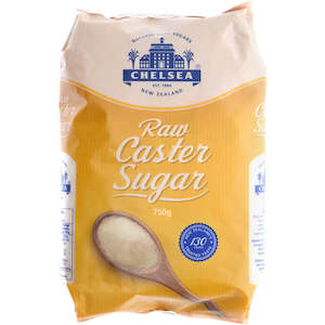 Cooking Baking: Chelsea Caster Sugar Raw 750g