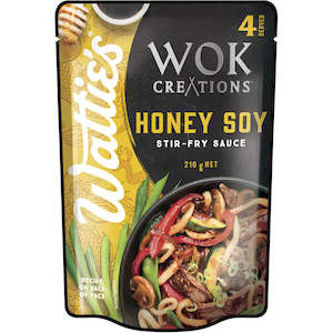 Watties Wok Creations Stir-fry Sauce Honey Soy 210g