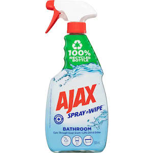 Ajax Spray N Wipe Spray Cleaner Bathroom Antibacterial Trigger 500mL