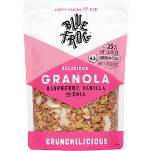 Blue Frog Delicious Granola Raspberry & Vanilla 350g