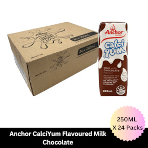 Anchor CalciYum Chocolate Flavoured Milk 250ML X 24 Pack