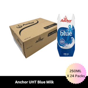 Christmas: Anchor Blue Milk UHT 250ML X 24 Pack