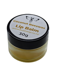 Buzzstop coconut beeswax lip balm