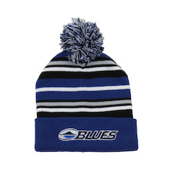 Blues Pom Pom Beanie