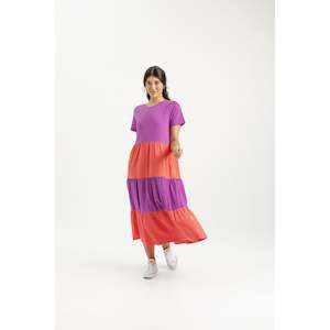 Womenswear: Kendall dress orchid & Berry