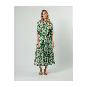 Amber dress Vintage Green