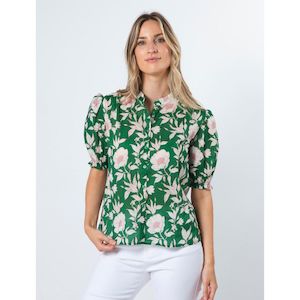 Womenswear: Bex blouse vintage green