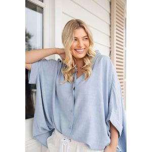 Womenswear: Blaise shirt dream blue