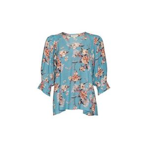 Womenswear: Peony Princess top Blue Multi