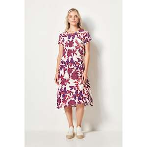 Verona dress blue print