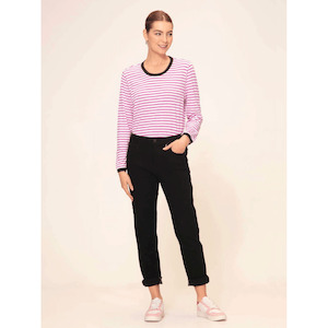 Womenswear: Kit top orchid stripe