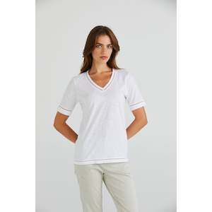 Womenswear: Rusk top white