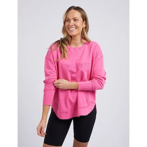 Womenswear: Simplified crew bright pink