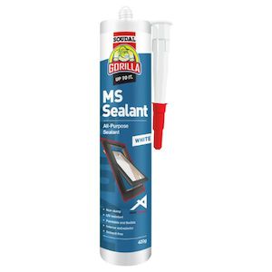 Hardware - domestic: Gorilla MS Sealant 420gr White