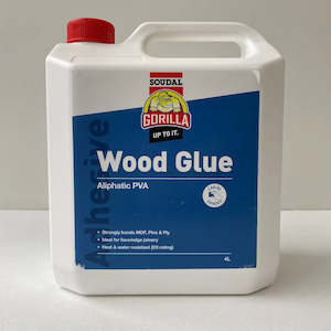 Hardware - domestic: Gorilla Aliphatic PVA Wood Glue 4Lt