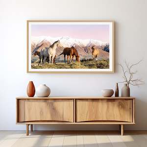 Creative art: Winter Horses Digital Download