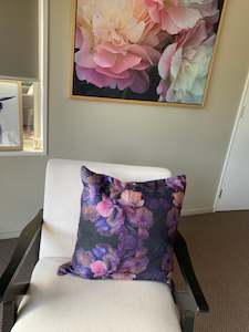 Creative art: SALE Hydrangea 100% Linen Cushion