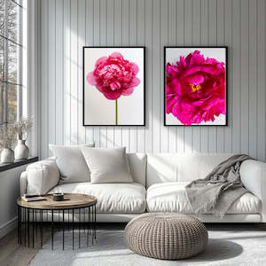 Creative art: Pink Peony Pair 1