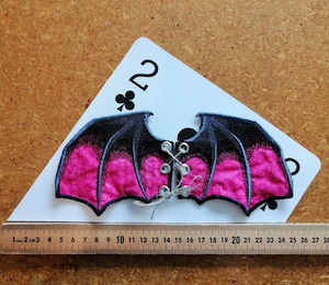 Dragon Wings Pink and Black Unpinned Creative