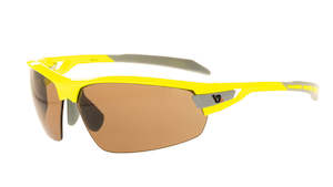 PHO Fluro Yellow Frame with Amber POLARISED bifocal lenses