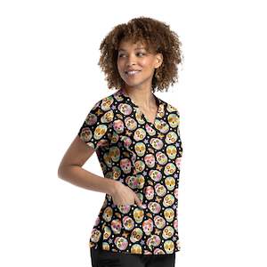 Clothing wholesaling: PRINT TOP - SSKD (SUGAR SKULL DREAMS)