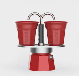 Bialetti Mini Express Red 2 Cup Set